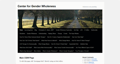Desktop Screenshot of genderwholeness.com