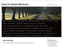 Tablet Screenshot of genderwholeness.com